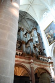 Vue partielle des orgues depuis le bas-côté Sud. Cliché personnel