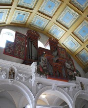 Une dernière vue de l'orgue historique (1680) de l'église de Münster. Cliché personnel (juillet 2009)
