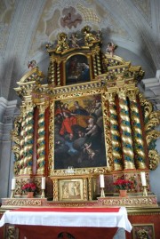 Vue du maître-autel de cette église. Cliché personnel