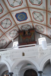 Une vue de l'orgue depuis la nef. Cliché personnel