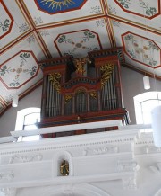 Vue de l'orgue Carlen en tribune. Cliché personnel