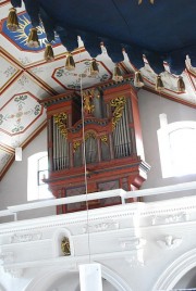 Vue de l'orgue depuis la chaire. Cliché personnel