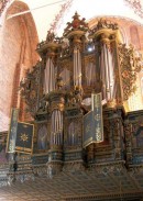 Orgue de Buxtehude, restauré en 1998. Helsingör, Danemark. Crédit: www.sctmariae.dk/