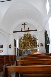 Vue intérieure de la Waldkapelle en direction du choeur. Cliché personnel