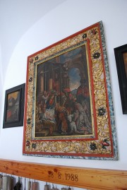 Vue d'un tableau dans la chapelle à gauche du choeur. Cliché personnel