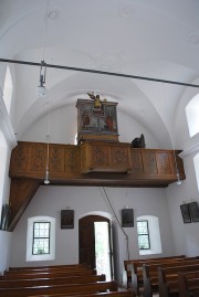 Une dernière vue de l'orgue (volets fermés). Cliché personnel (07.2009)