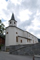 Vue de l'église d'Unterbäch. Cliché personnel (07.2009)