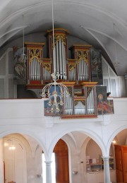 Vue de l'orgue depuis la chaire. Cliché personnel