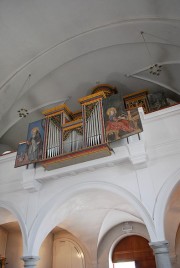 Vue de l'orgue en contre-plongée. Cliché personnel