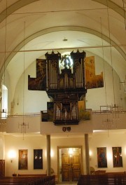 Vue de l'orgue en tribune. Cliché personnel