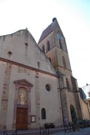 Eglise d'Eguisheim. Cliché personnel (août 2009)