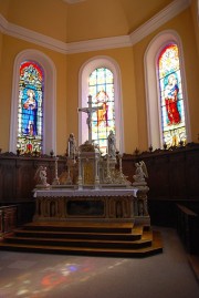 Vue du choeur de l'église. Cliché personnel