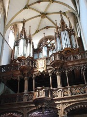 Une dernière vue du Grand Orgue à Thann. Cliché personnel