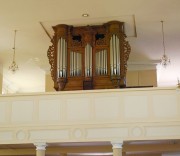 Une vue de l'orgue en panoramique. Cliché personnel