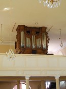 Autre vue de l'orgue Silbermann (1779). Cliché personnel (août 2009)