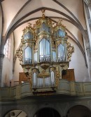 Vue de l'orgue de St-Grégoire-le-Grand, Ribeauvillé. Cliché personnel (août 2009)