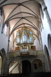 Vue intérieure en direction de l'orgue. Cliché personnel