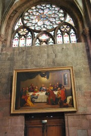 Vue intérieure avec une peinture de la Sainte Cène (par Georges-Antoine Keman). Cliché personnel