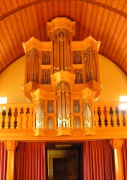 Orgue de la Côte-aux-Fées. Cliché personnel