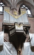 Orgue de nef Marcussen (1965). Münster de Fribourg-en-Brisgau. Cliché personnel (août 2009)