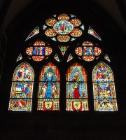 La verrière consacrée aux mineurs (vitrail de Tulenhaupt, 1320-30). Cliché personnel