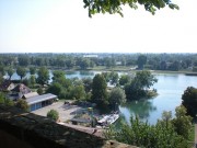 Panorama sur le Rhin depuis le parvis de la cathédrale de Breisach. Cliché personnel