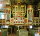 Vue de l'orgue Wilde/Schnitger/Ahrend de l'église S. Jacobi à Lüdingworth. Crédit: //de.wikipedia.org/