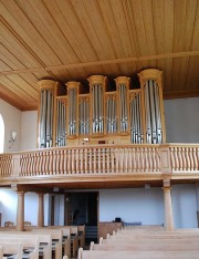 Vue rapprochée de l'orgue. Cliché personnel