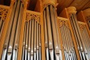 Montre de l'orgue de Lüsslingen. Cliché personnel (fin oct. 2009)