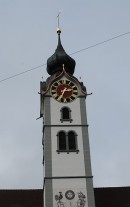 Clocher de Huttwil. Cliché personnel (fin oct. 2009)