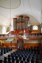 Vue de l'orgue depuis la chaire. Cliché personnel