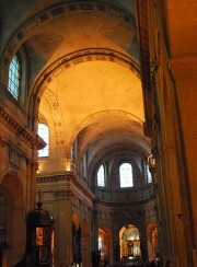 Vue des voûtes de l'église, le jour du concert d'inauguration. Cliché personnel