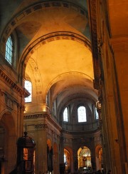 Vue des voûtes de l'église, le jour du concert d'inauguration. Cliché personnel