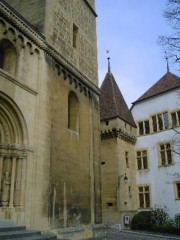 Collégiale et château de Neuchâtel. Cliché personnel