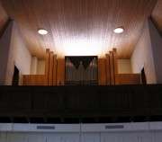 L'orgue Walcker (1965) du Temple de Saignelégier. Cliché personnel