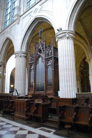 Vue de l'orgue de choeur. Cliché personnel