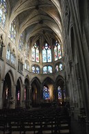 Vue de la nef de St-Séverin. Cliché personnel (nov. 2009)