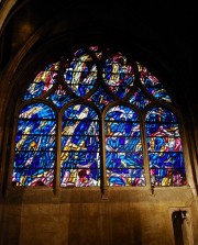 Verrière de Bazaine: le Baptême (second vitrail). Cliché personnel