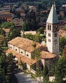 Vue de l'église San Maurizio de Breno. Crédit: http://www.comune.breno.bs.it/