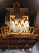 Orgue Saint-Martin du Temple de Môtiers. Cliché personnel