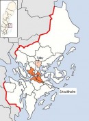 Emplacement de Täby sur la carte. Crédit: //en.wikipedia.org/