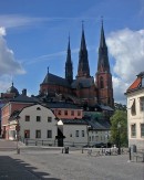 Cathédrale d'Uppsala. Crédit: //fr.wikipedia.org/