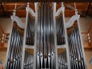 Vue de la Montre de l'orgue Aubertin pour Mariager. Cliché personnel (01.2010)