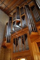 Vue de l'orgue de la Collégiale de St-Imier, version 2010. Cliché personnel (14.02.2010)
