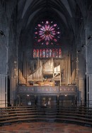 Vue de l'orgue Steinmeyer en 2012 (avant l'intervention de Kuhn, Suisse). Crédit: //www.echo-organs.org/Trondheim.67.0.html