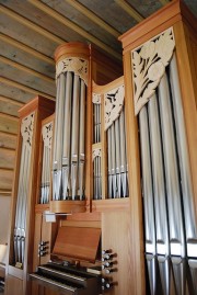 Vue de l'orgue Kuhn. Cliché personnel