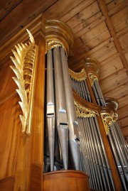 Détail du buffet de l'orgue. Cliché personnel