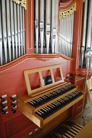 Console de l'orgue. Cliché personnel