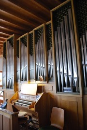 L'orgue et sa console. Cliché personnel