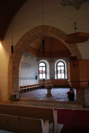 Vue du choeur de l'église. Cliché personnel